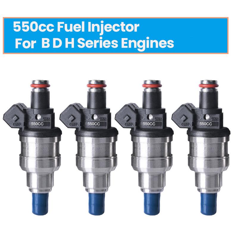 4ks Nové 550cc vstřikovače paliva pro motory Honda Civic Accord Acura B16 B18 B20 D16 D18 F22 H22 H22A řady B D H