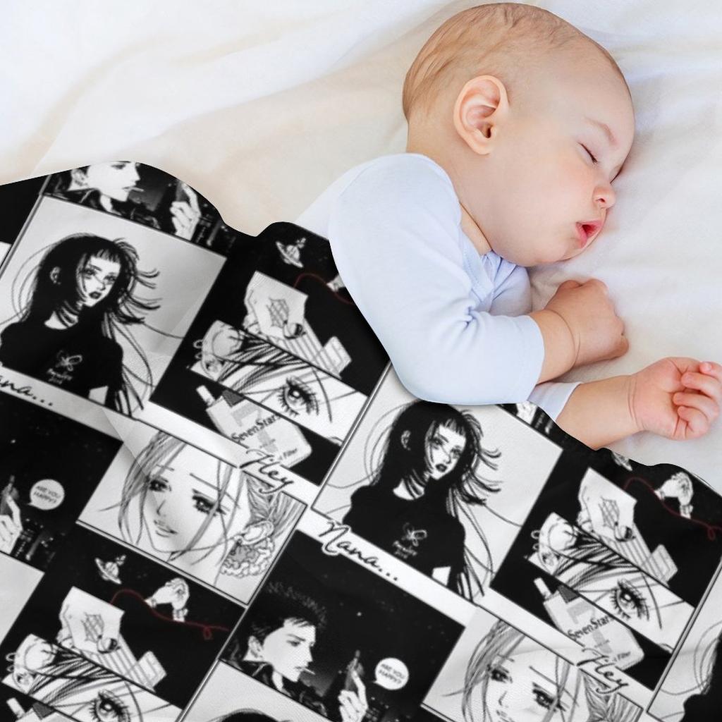 Hey Nana (High Quality) | Ai Yazawa Throw Blanket Warm Throw Blanket Gift for Anniversary