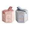Candy Box Portable Cartoon Print Carousel Pattern Dispense Candy Paper Jam Lovely