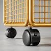 Wire Storage Rack with Wheels Spacious Basket Long-Lasting