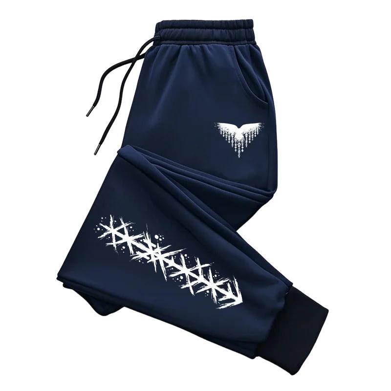 

Мужские спортивные брюки для бега, повседневные тренировочные штаны, горячие продажи, универсальные, с принтом ворона викинга, осенне-зимние 3XL