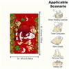 Christmas Santa Claus Gift Card Holder WalletBlanket Flannel Throw Blanket for Sofa, Bed, Travel, Camping, Office, Couch, Chair, And Bed Gif