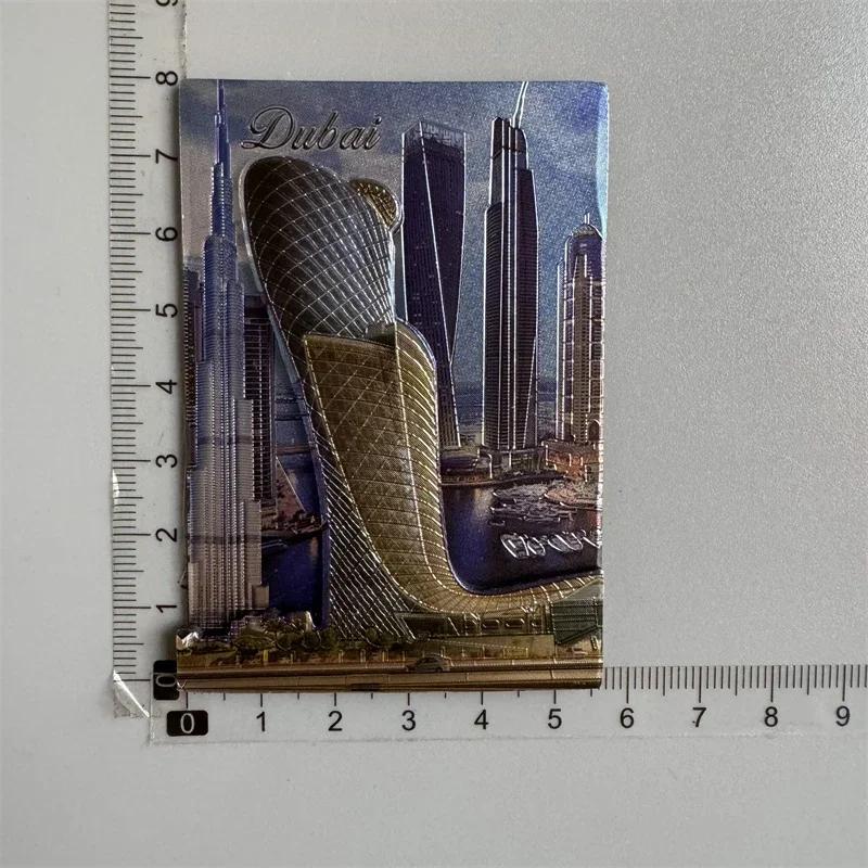 Dubai Turistic Suveniruri Magneți de Frigider Turnul Khalifa Arabia Saudită Frigider Magnet Comemorativ Autocolante Home Decoration