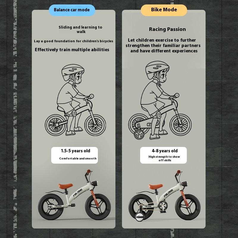 Children'S Bicycle Balance Car Two-In-One2-8Baby Boys And Girls Scooter