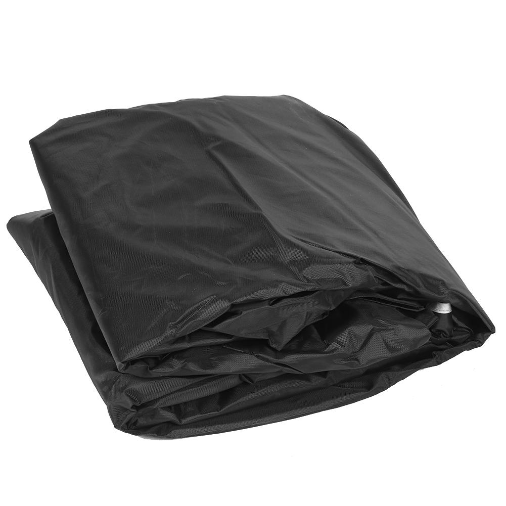 420D Silver Coating Oxford Cloth Waterproof UV Protection Boat Yacht Cover 530x290cmBlack