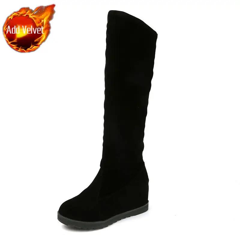 Fashion Long Boots for Women Autumn High Heels Elegant Heeled Knee Shaft Shoes Woman Winter 2024 Y2k Novelty Large Size Warm New Spring