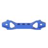 Battery Hold Down Bracket Heavy Duty Aluminum Alloy Car Battery Holder with Stainless Steel J Bolt Blue