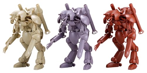 

Kaiyodo ARTPLA Человекоподобный Беспилотный Перехватчик Grosserhund Набор из 3 частей, Масштаб 1/35, Неокрашенный Пластиковый Моделистский Набор