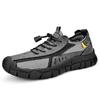 Sneakers Men's 2025 Summer New Hollow Breathable Casual Shoes Mesh Soft Sole Non-slip Versatile One-pedal Men's Shoes