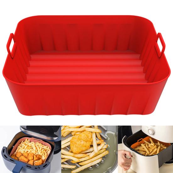 

Мягкая антипригарная подкладка для кастрюли, легко очищаемый силиконовый коврик для защиты от ожогов для кухонного лотка для фритюрницы