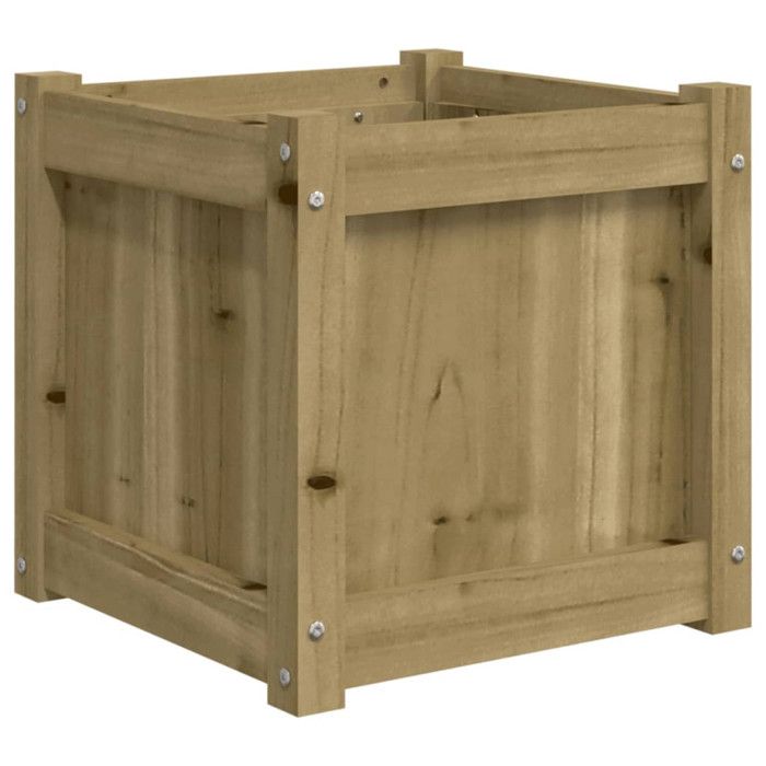 VidaXL Planter 40x40x40 Cm Impregnated Pine Wood 837412