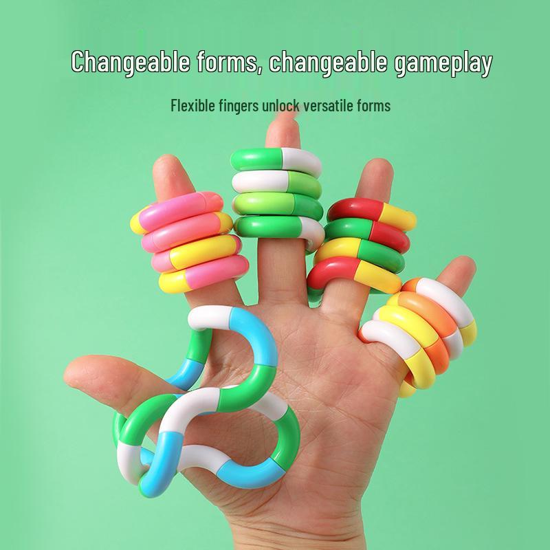 Vielseitiges kreatives Verdrehtes Seil: Lern- & Dekompression Spielzeug für Schüler und Kinder