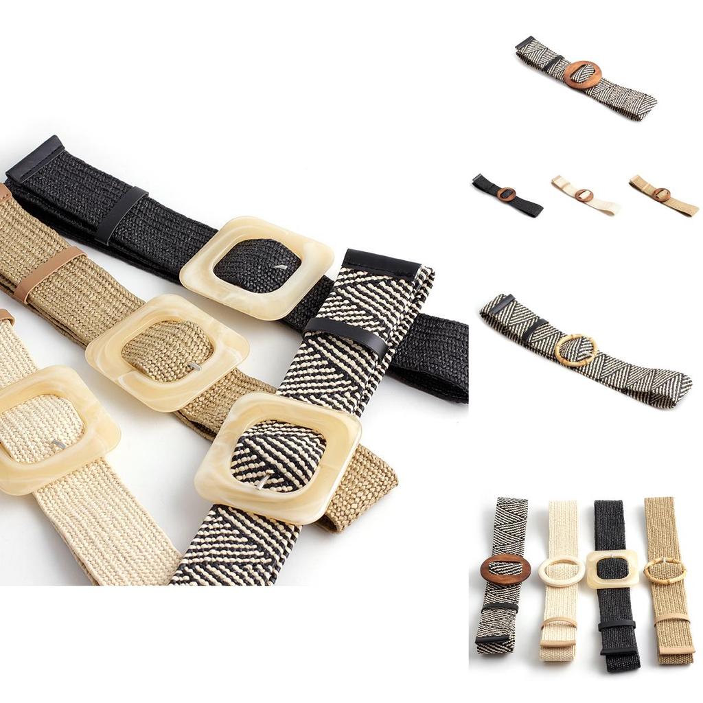 Versatile And Chic Woven Waist Belt For Women In Multiple Colors And Designs Ideal For Summer