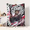 Gangster Art Flannel Blanket Throw Blanket Soft Warm Sofa Bed Camping Home Decor Unique Christmas Gift C9211106