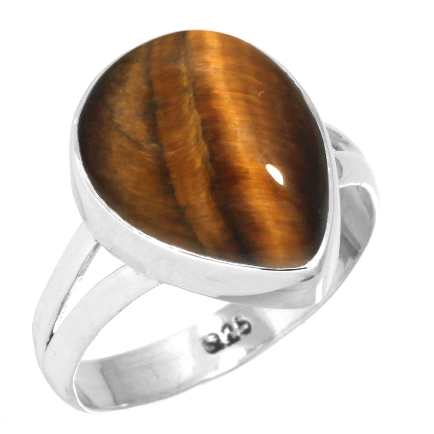 

Кольцо из стерлингового серебра 925 пробы, женское украшение ручной работы с драгоценными камнями, подарок на Хэллоуин, малахит, лунный камень, розовый кварц, красный камень, дымчатый топаз, костюм тигрового глаза 7.5 глаз тигра