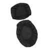 Pack Of 2 Soft Toilet Seat And Basin Covers Standard Size Machine Washable Polyester Bathroom Set