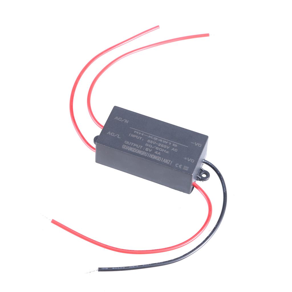 6V 4A Power Supply Adapter 85V-265V to 6V 4A Power Convereter Repalcement for Blood Pressure Monitors Remote Control Toy