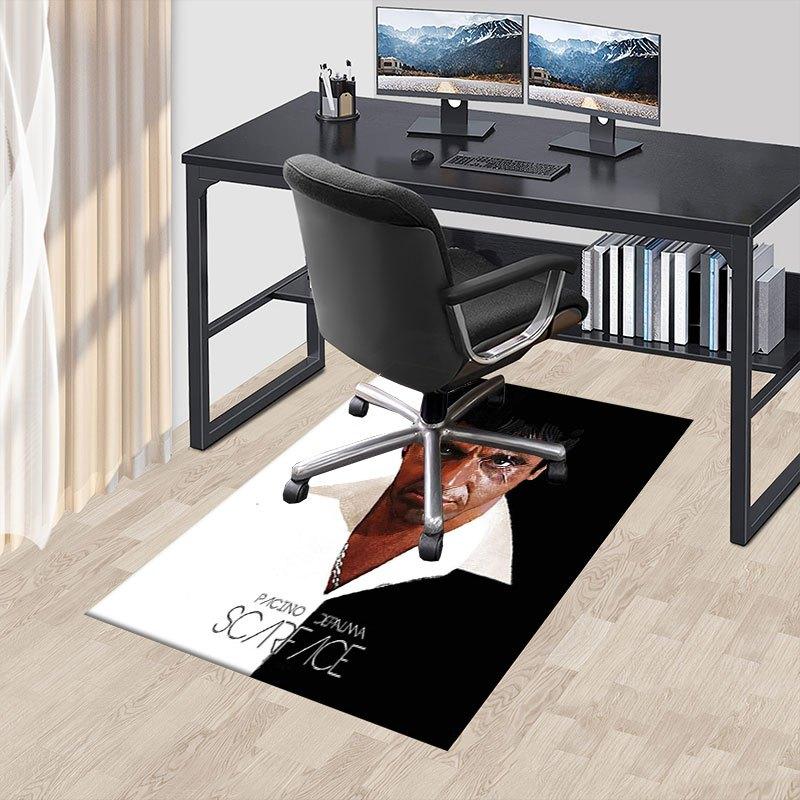 1pz Tappetino per Sedia da Ufficio Scarface Morbido, Confortevole, Per Tutte le Stagioni, Perfetto per la Casa, la Camera da Letto o l'Arredamento dell'Ufficio, Regalo Perfetto per