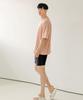 Tyubeuteuli Men'S Basic Loose Fit Short Sleeve Rash Guard A604 Salmon Pink