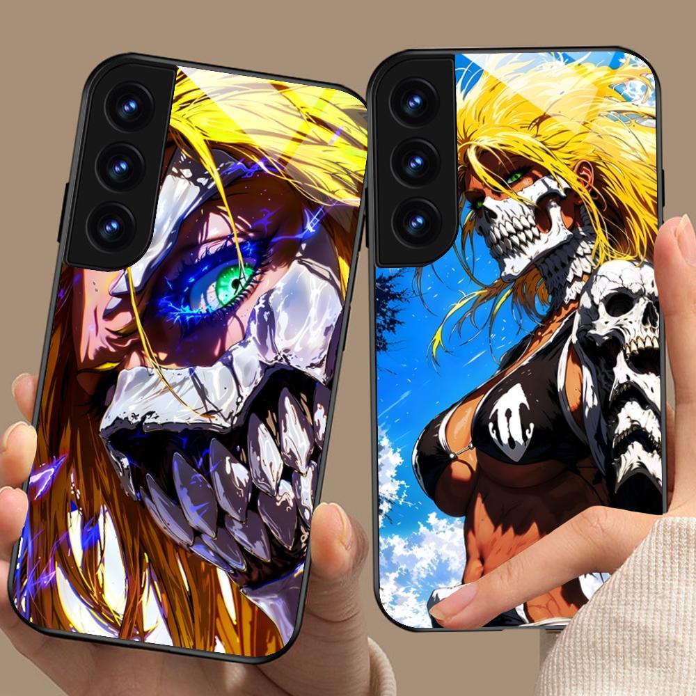 Bleach Tier Harribel Cell Phone Case for Samsung Galaxy A56 55 54 53 52 51 36 35 34 23 16 15 5G Glass Colorful Cover Cellphones