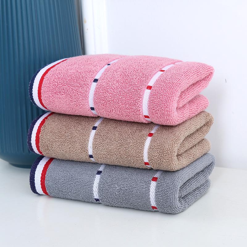 Thick Cotton Square Towel with Customizable Logo for Gifts