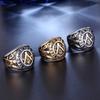 Edelstahl Freimaurer Ringe für Männer Freimaurerei Ring Punk Hip Hop für Biker Männlich Freund Schmuck Kreativität Geschenk Großhandel