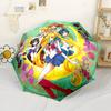 Sailor Moon Abenteuer Tragbarer Automatischer Regenschirm Stabiler 8-Rippen-Schaft Faltbares Design Reise-Essential Modisches Spirituelles Geschenk