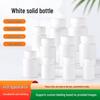 Elder-Friendly Light-Blocking White Plastic Dispensing Bottle, 50ml & 100ml, Food Grade