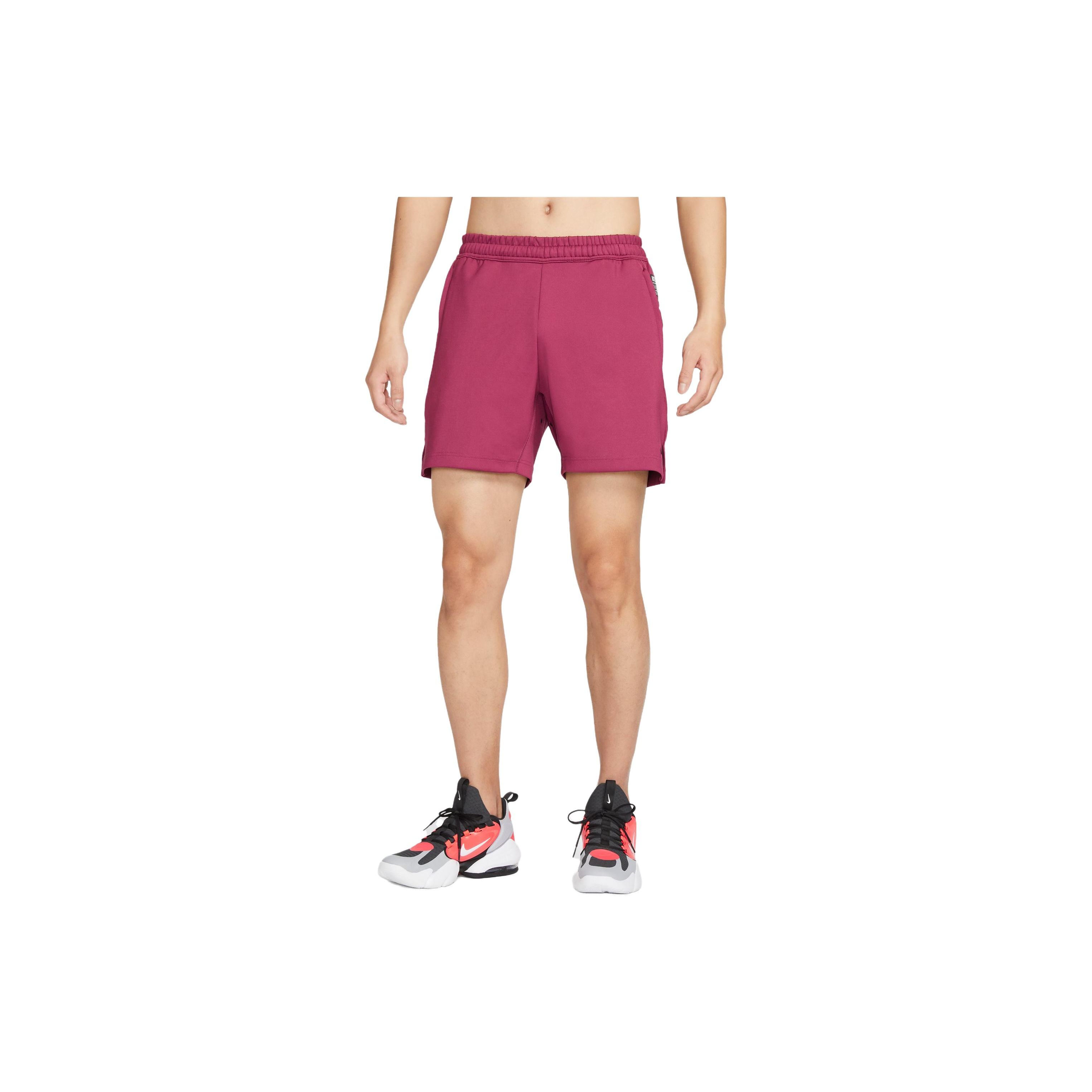

Мужские шорты на шнурке с логотипом Nike Dri-Fit, темно-бордовые DX0367-653 XL