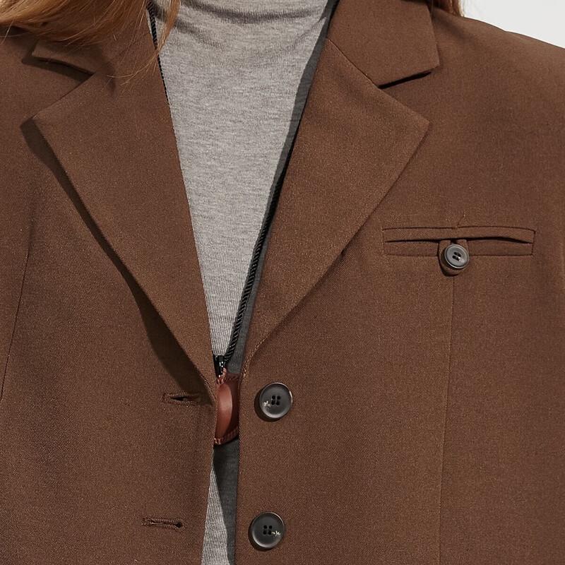 Tatu Women's Chic Versatile Long-Sleeve Short Jacket