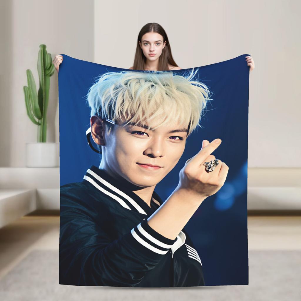 Singer TTAEYANG Blanket Super Soft Comfortable Plush Throw Blanket For Couch Bed Camping Flannel Bedspread Bed Cover