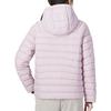 Under Armour Solid Color Sports Windproof Hooded Zipper Down Jacket Women Outerwear Purple 1372648-694