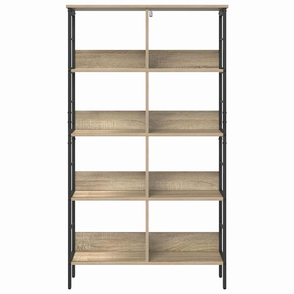 Bookshelf Sonoma Oak 82 x 32 x 144.5 cm Particleboard