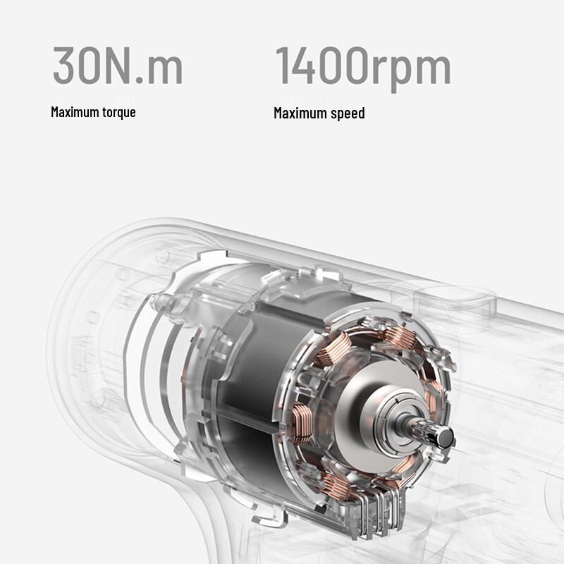 HOTO 12V sladdlös elektrisk borr och verktygsset CN-kontakt (adapter ingår)