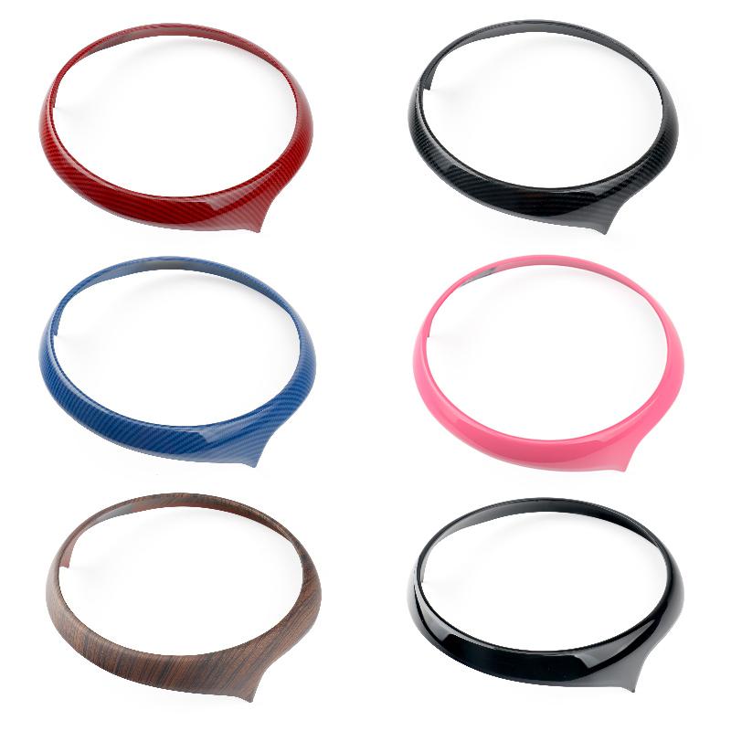 Central Control Screen Outer Ring Decorative Shell For F60 Countryman Car Styling Interior Accessories Plastic Carbon Sticker
