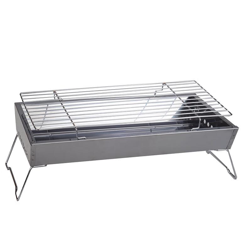 Portable Folding Stainless Steel Charcoal BBQ Grill