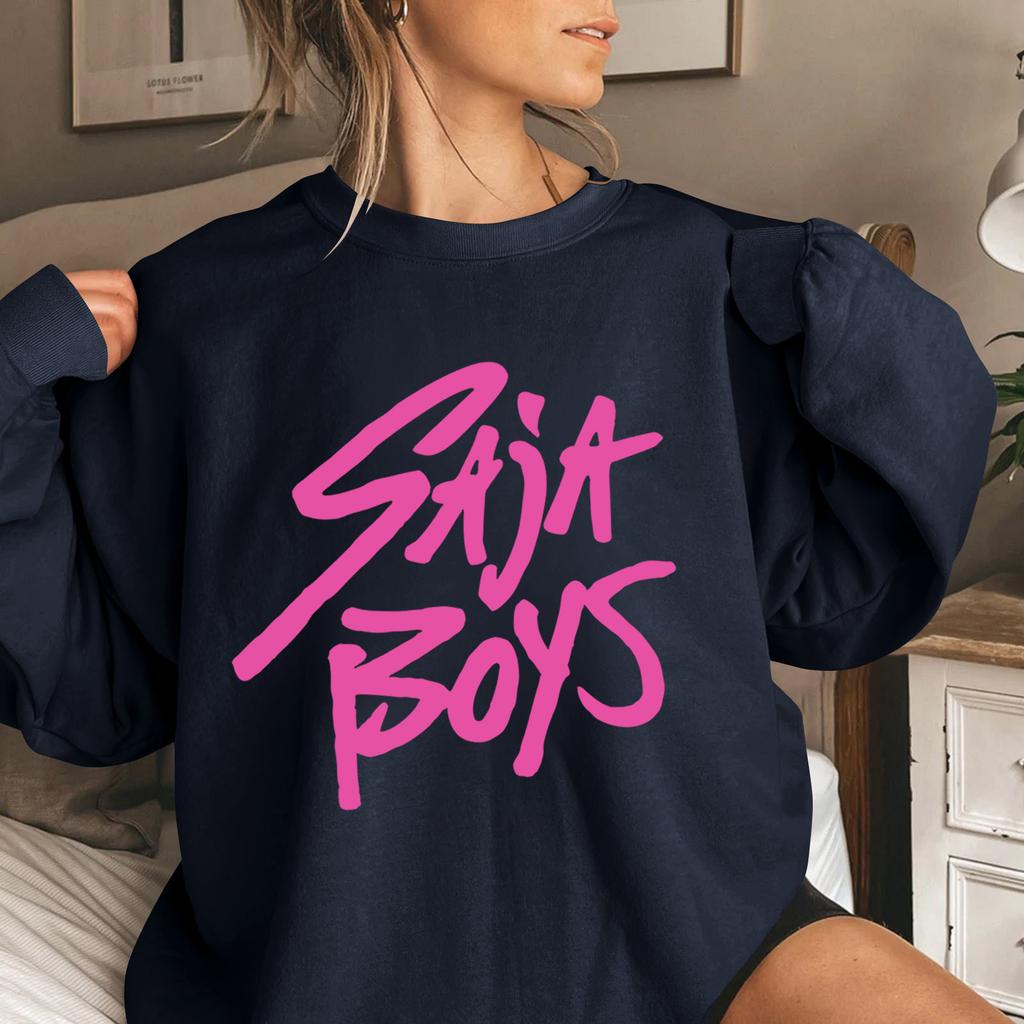 Women's Fashion Casual Long Sleeve Printed Round Neck Sweatshirt Top