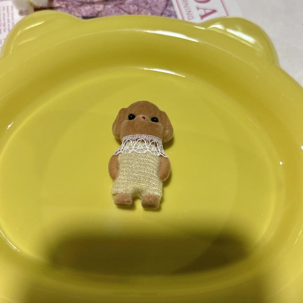 

Joints movable Forest Bunny Poodle Baby Animal Figure Toy Series Scale Dollhouse Miniatures Accessorie Doll Festival Family Gift 4.5cm With Box