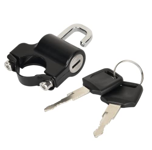 

KEMY STORE Держатель для шлема, Замок для шлема, Мотоцикл, Противоугонный, Замок, Противоугонный, В комплекте запасной ключ, Диаметр 22 мм