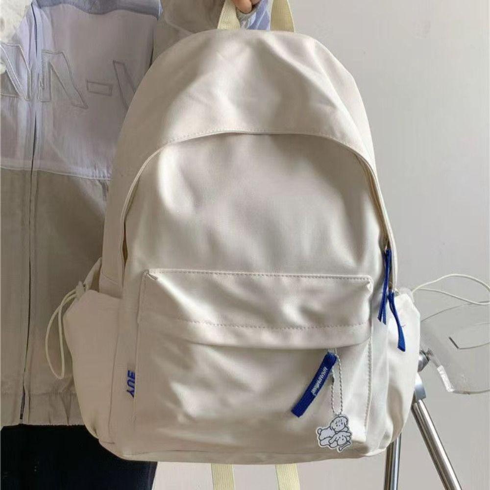 Large Capacity Casual Fashion Backpack Ultra-light School Laptop Backpack Zipper Simple Cute Student School Bag For Girls Boys