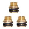 Upgrades Brass Water Tanks  Connectors Metal Bulkhead Fitting Water Storage Barrels Fitting Simple To Use for Garden Use
