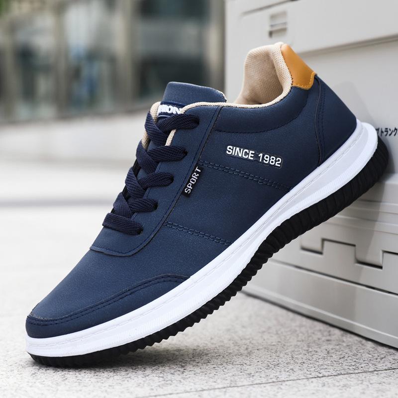 Spring, summer and autumn sports and leisure single shoes lace-up cloth black dirt-resistant medium dad travel shoes
