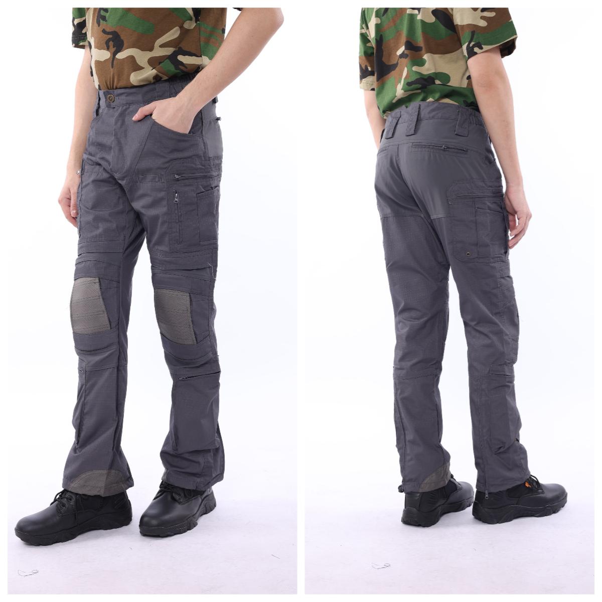 

Cotton Polyester Cargo Pants Grey Black Men s Pants L чорний