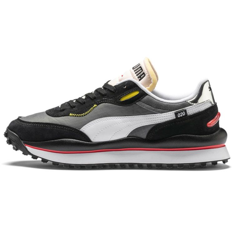 

Puma Style Rider Play On - Кроссовки Castlerock Unisex Black Grey White 371150-05