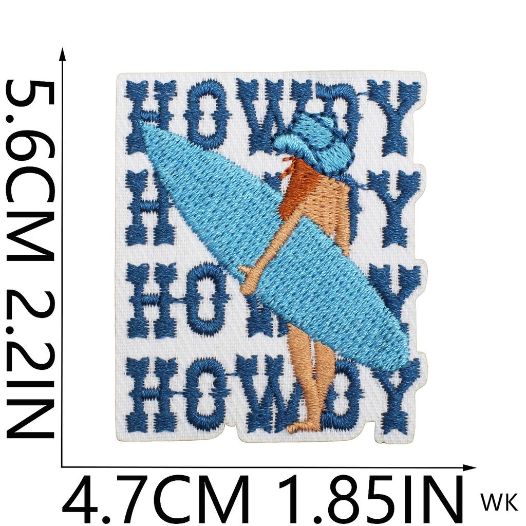 2025 New Patches 10 Pcs Blue Seashell Crab Embroidered Patches Iron On Clothing Hat Bag Shoe Repair Phone Gift Box Decor DIY