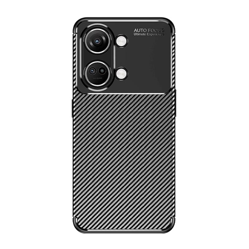 TPU Phone Cover for OnePlus Nord 3 5G/Ace 2V,Carbon Fiber Texture Anti-scratch Mobile Phone Case