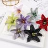 Lilien Seidenblumen Kopfschmuck: Künstlicher Blumiger Haarschmuck für DIY, Handgemachte Dekoration, Hochzeiten und Heimdekoration