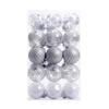 6cm Christmas Baubles Lightweight Design Plastic Material Unique Styles Versatile Applications Festive Events For Christmas Tree