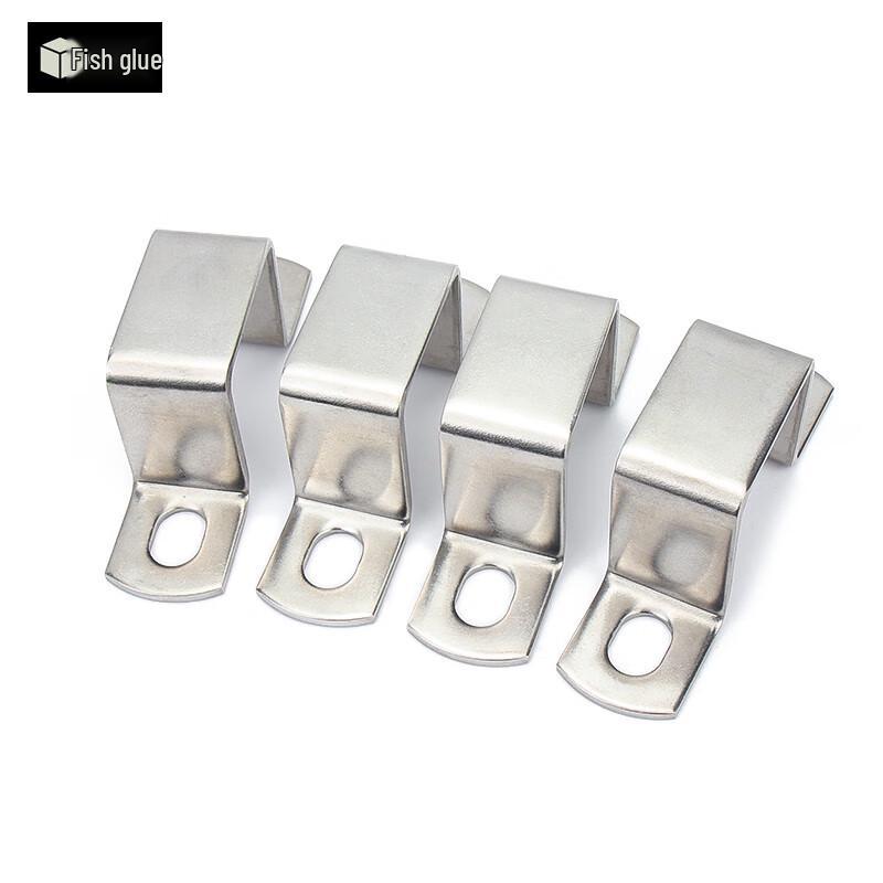 GUYU 304 Stainless Steel U-Type Square Tube Clamp U-Type