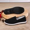 Old Beijing cloth shoes upgraded beef tendon soles men's one-pedal dad shoes non-slip and wear-resistant autumn and winter return casual work shoes